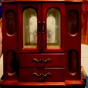 Medium sized jewelry closet.